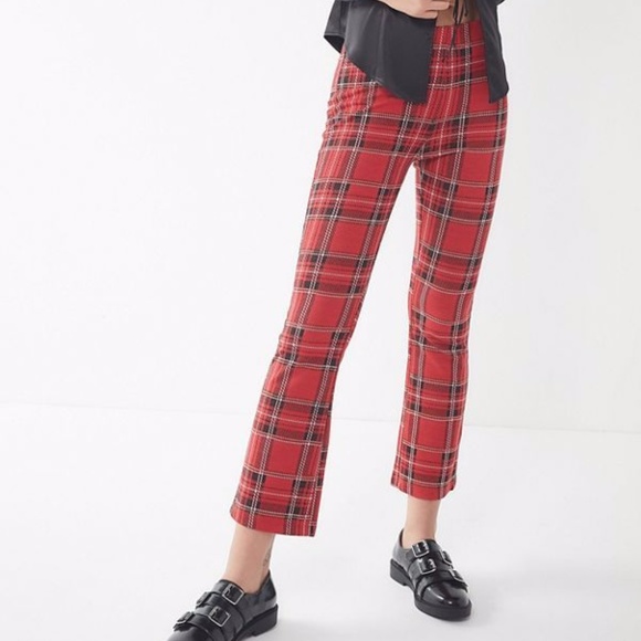 Urban Outfitters Pants - UO Casey Plaid Kick Flare Pant